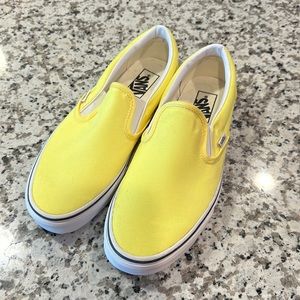 Neon Yellow Vans Neverworn